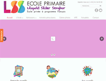 Tablet Screenshot of ecoleprimairelss.org